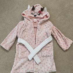 Girls Fleece Robe Size 4/5