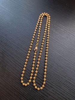 10k Solid moon cut chain 🥶