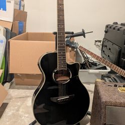Yamaha APX500 Black Acoustic-Electric Guitar – Great Condition