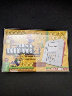 Nintendo 2ds new super Mario bros 2 edition bundle
