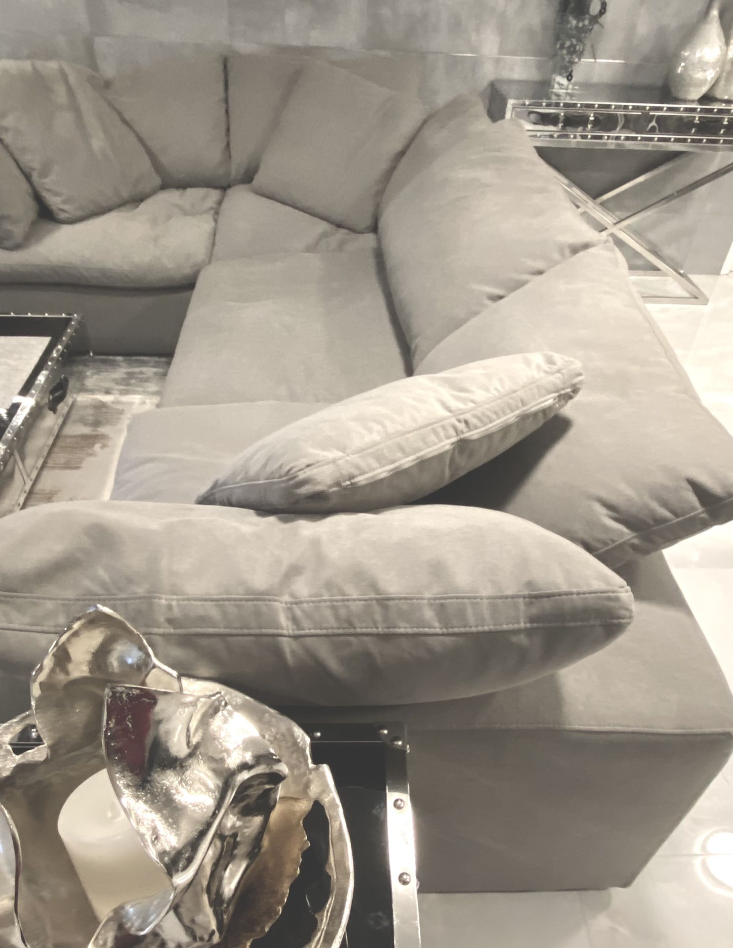   MODULAR FOUR SECTIONS SOFA•COUCH•MODERN FURNITURE •LIVING ROOM