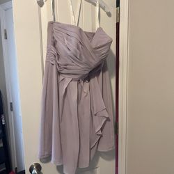 Knee Length Formal Dress - Lilac - Size 16