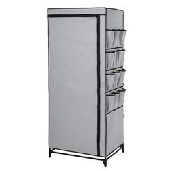NEW Honey-Can-Do Portable Closet with Cover and Side Pockets