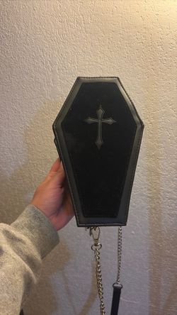 Spirit Halloween coffin side bag
