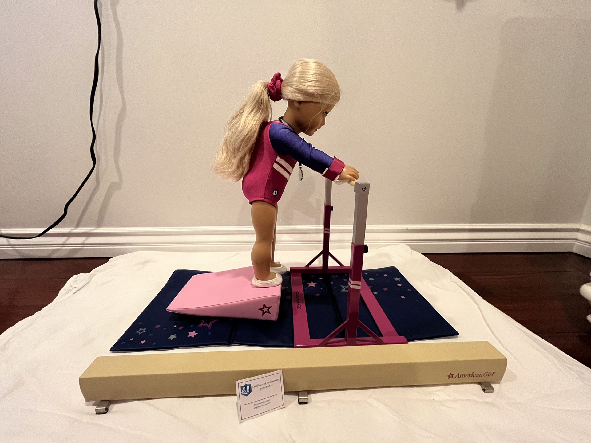 McKenna American Girl Doll Gymnastics Set