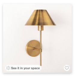 Brass Sconce Set