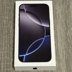 IPHONE 16 PRO MAX NEW UNLOCKED 