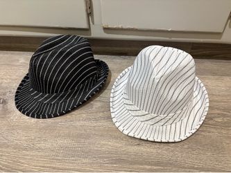 Pinstripe Fedora Party Hats
