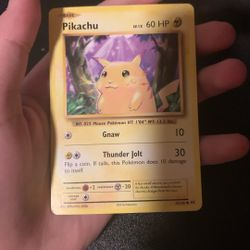 Fat Pikachu Card 2016 35/108 LV. 12 60HP