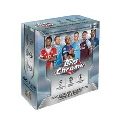2025-26 TOPPS CHROME UEFA Club Competitions MEGA BOX (42 Cards)
