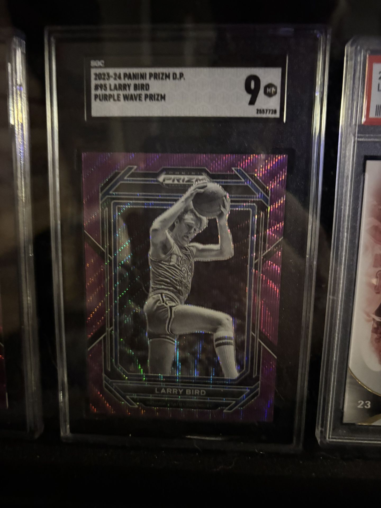 Larry Bird Purple Wave Prizm