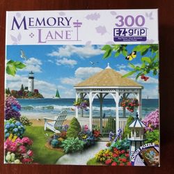 MasterPieces Memory Lane EZ Grip Jigsaw Puzzle Oceanside View 300 Piece