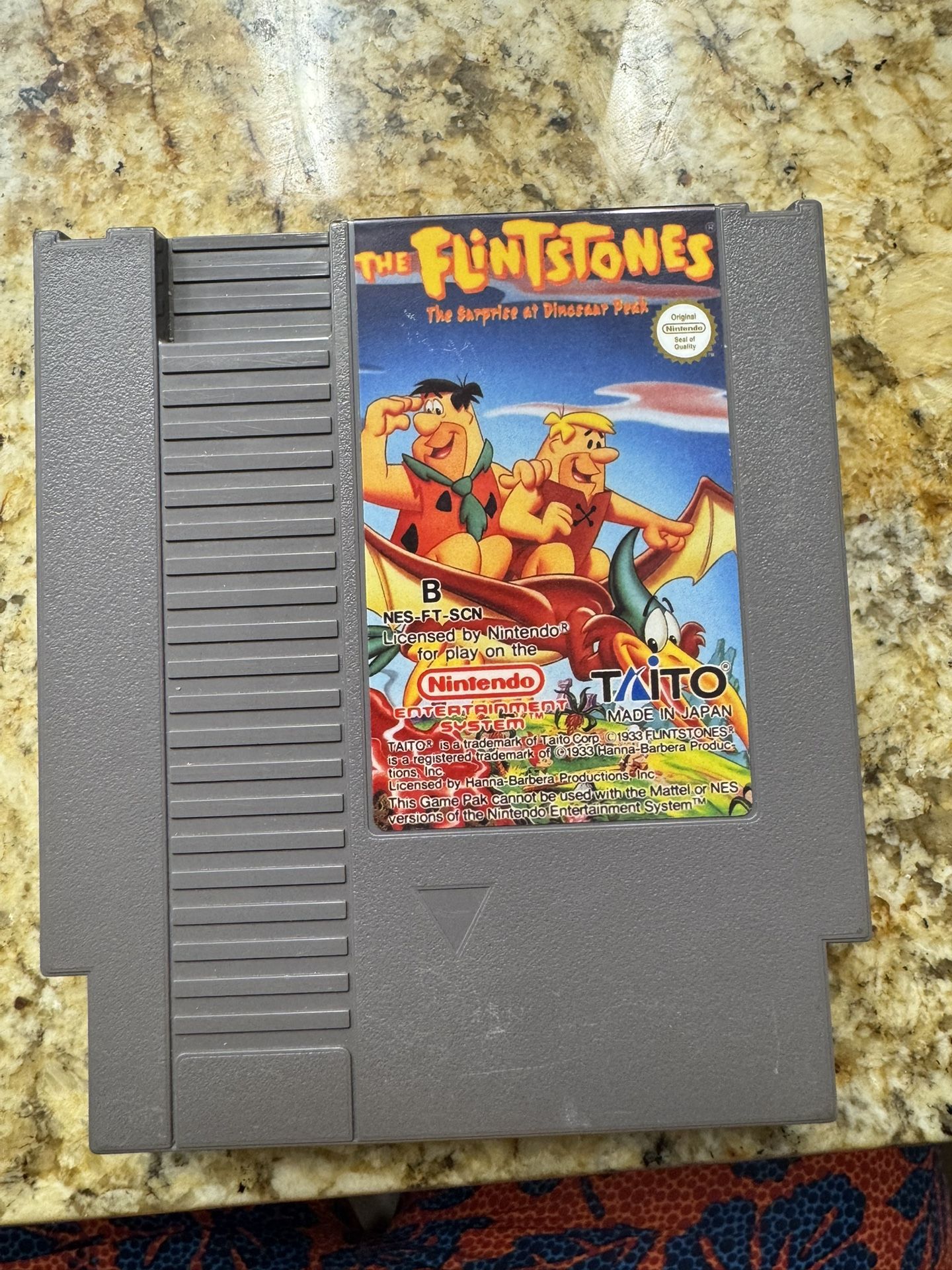 Nintendo NES The Flintstnes Picapiedra