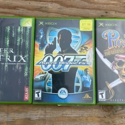 Enter the Matrix, 007 Agent Under Fire and Pirates The Legend of Black Kat