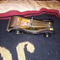 Vintage 50s Handmade.woodWork Model Car"