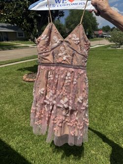 Self Potrait Pink Dress