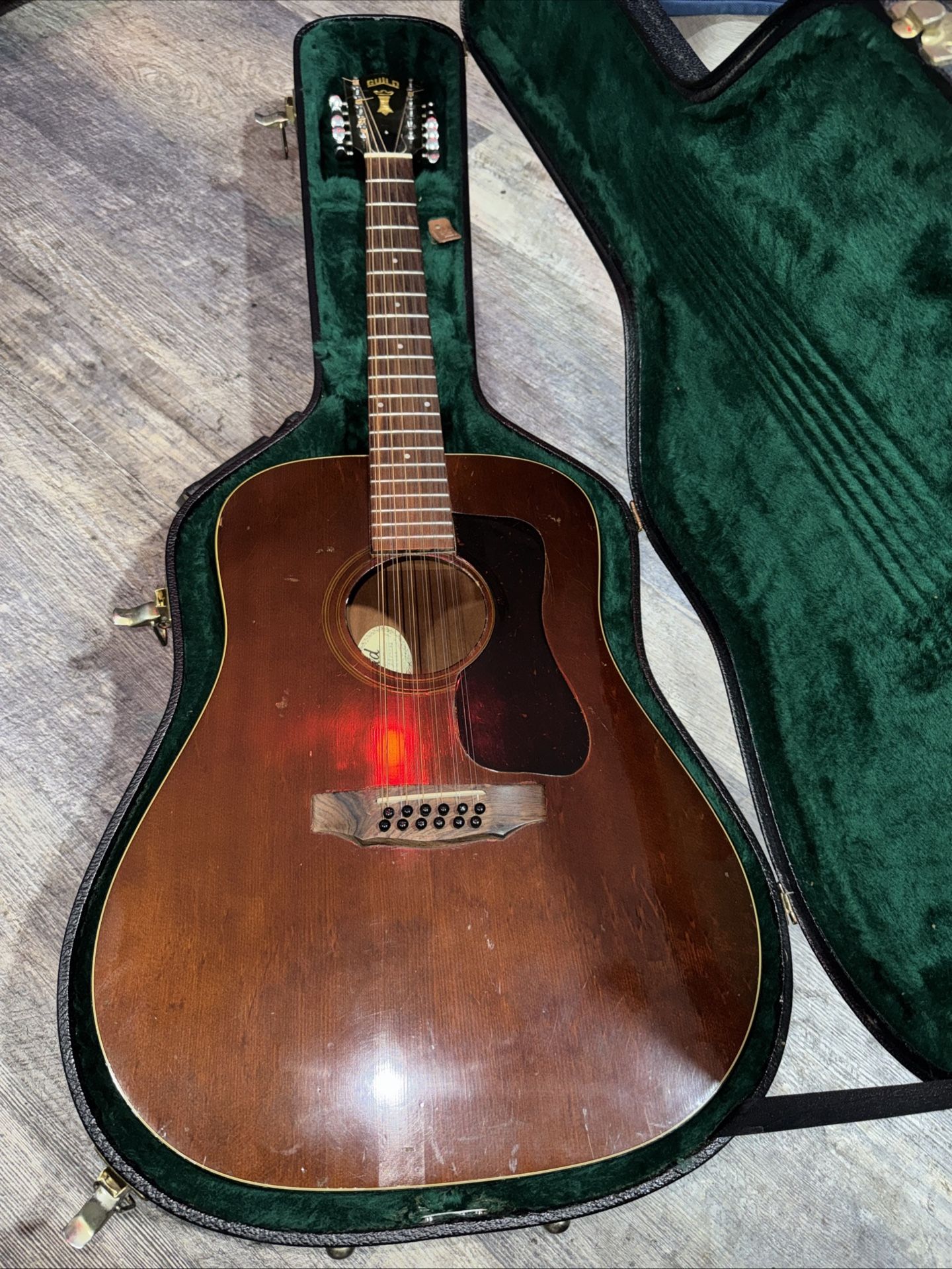 RARE Guild D-212M  Model 12 String Acoustic Guitar