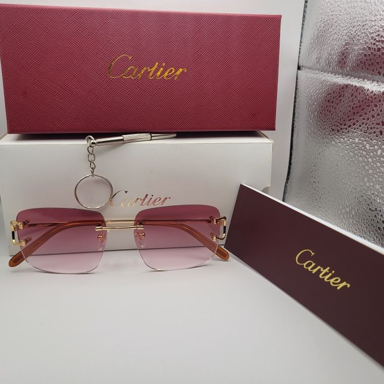 Cartier Glasses(Pink)