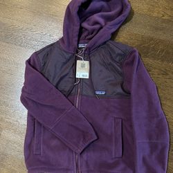 NEW Purple Patagonia Women's Purple Microdini Hoody, XS