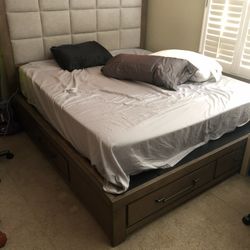 Cal king bed and Mattress Included!! 