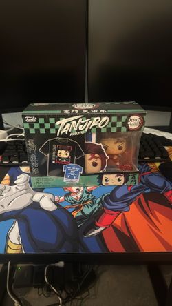 Funko POP! & T-Shirt Demon Slayer Tanjiro Kamado 867 POP + Exclusive Medium Tee