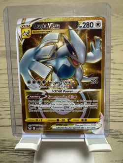 Lugia VSTAR 211/195 Gold Secret Rare – Pokémon Silver Tempest – NM
