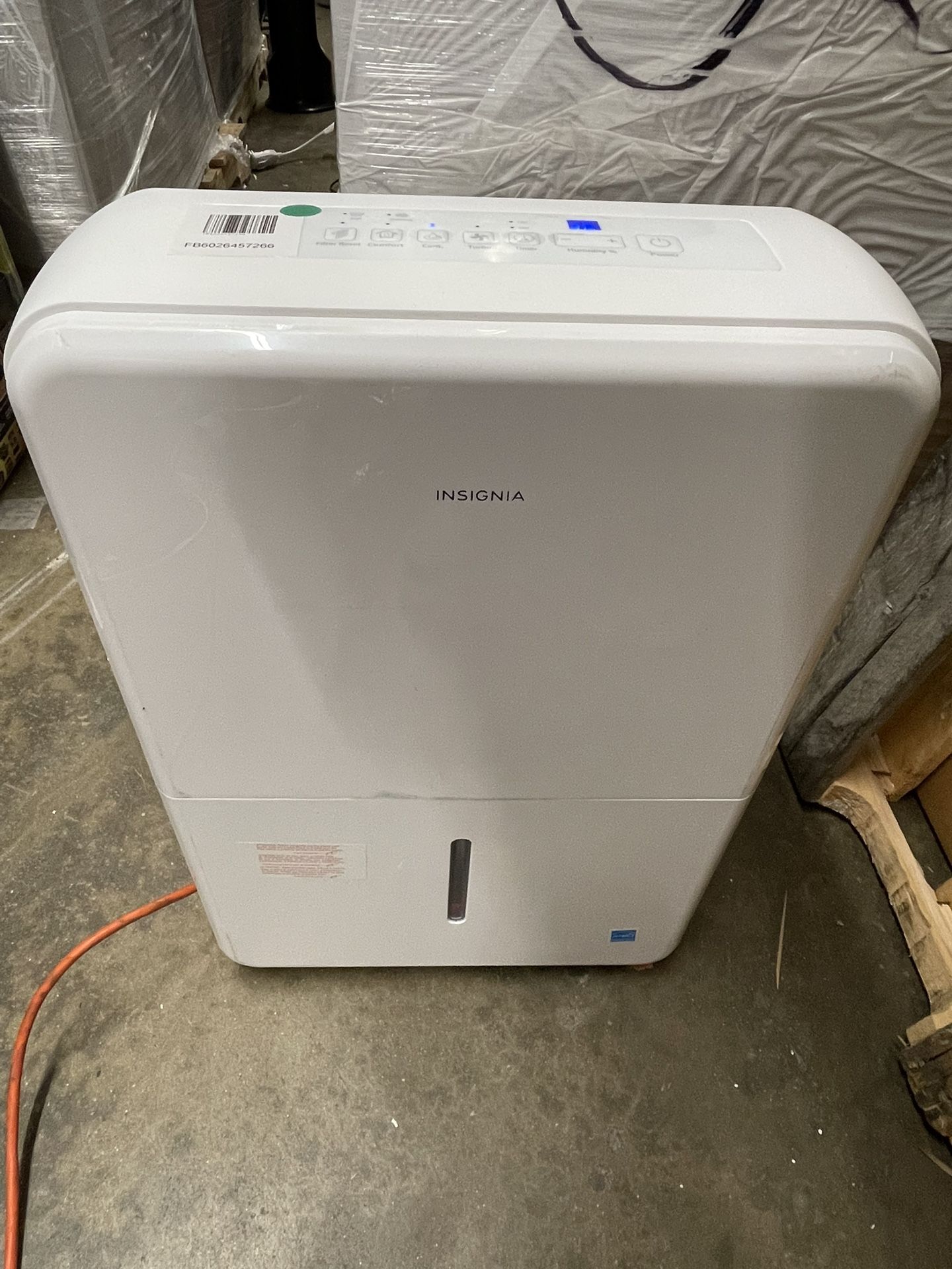Insignia 50-Pint Dehumidifier with ENERGY STAR Certification - White