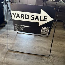 Yard Sale signs 