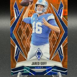 2025 Phoenix Orange Pandora #62 Jared Goff #/189