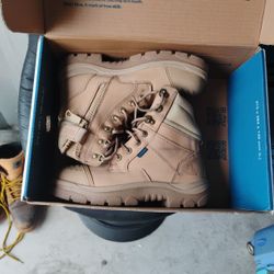 Working Boots Stainless Steel. Steel Blue