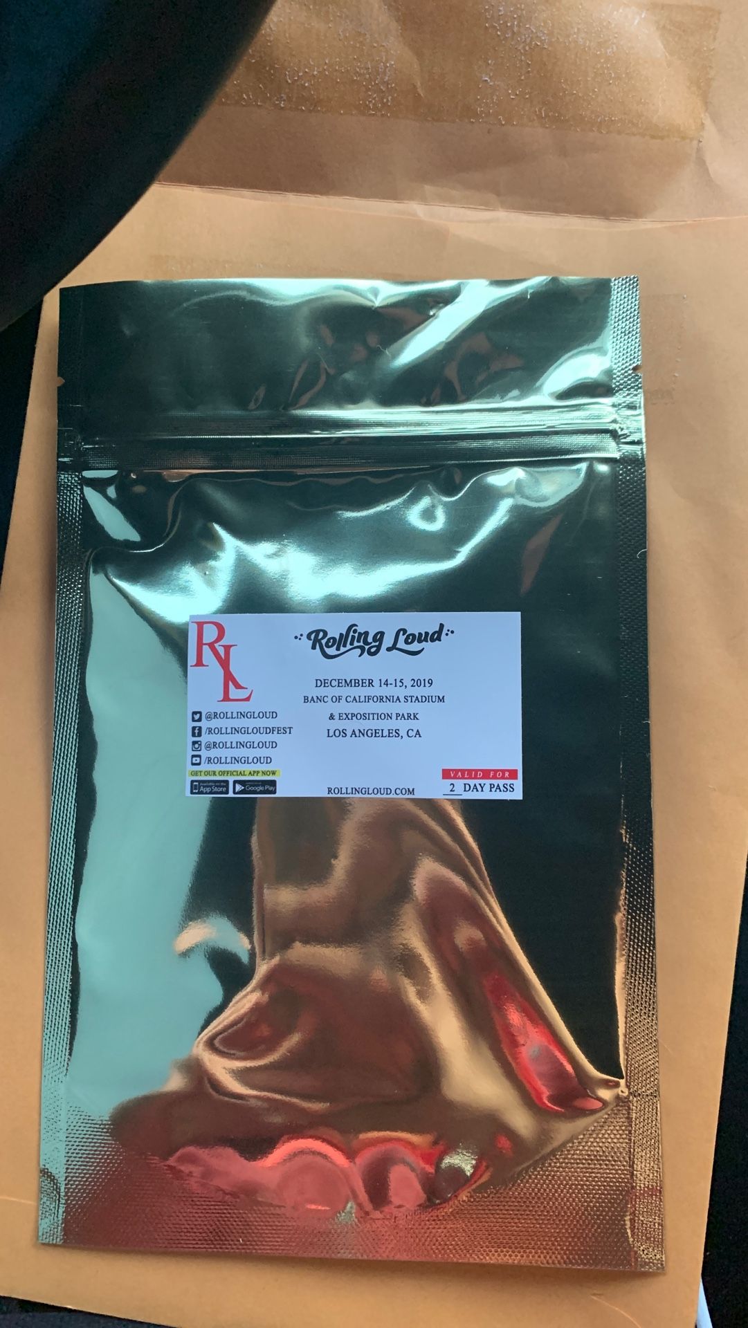 Rolling loud 2 day pass
