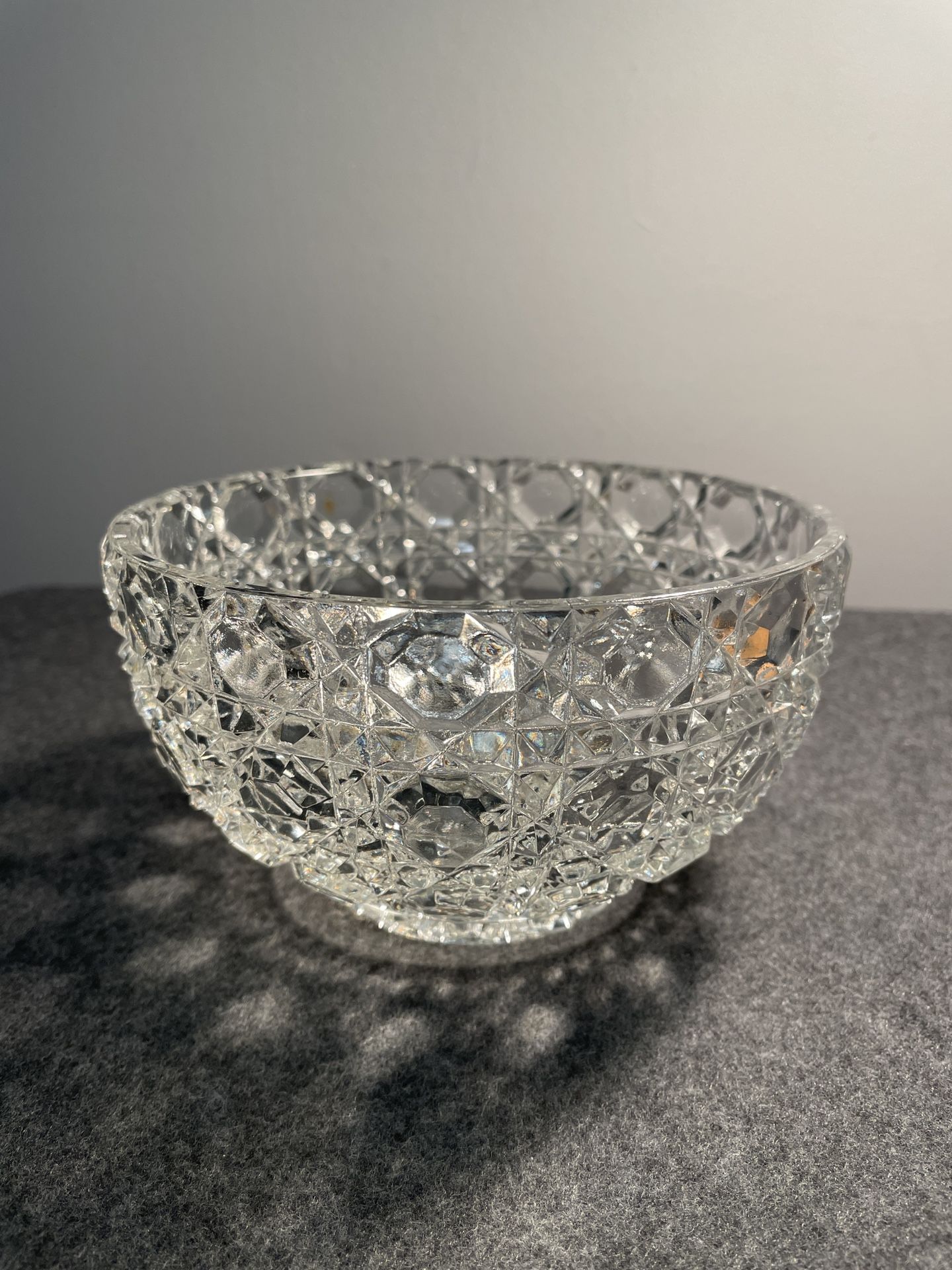 Crystal Round Bowl, Tritschler Winterhalder Bleikristall