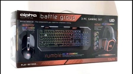 Alpha Gaming Set(keyboard, mouse and headphone!!!)
