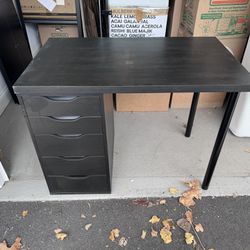 Desk With filing Cabinet