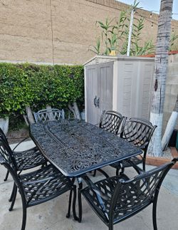 Patio set/outdoor dining set 7pc/outdoor Furniture/Cash Only