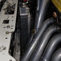 B SERIES hood Exit Ceramic Coated Headers 