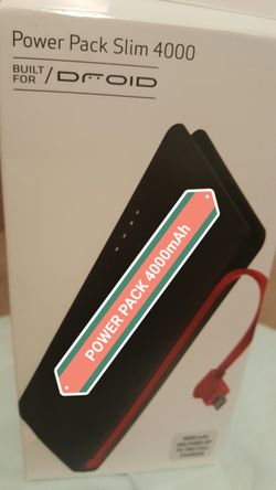 Universal Portable Power Pack 4000mAh