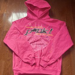 Pink Sp5der Hoodie 