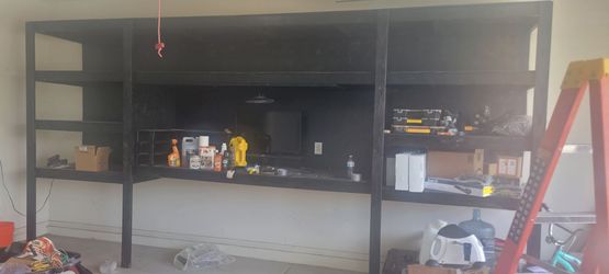 Storage shelves