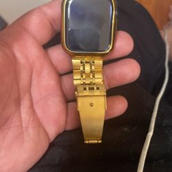 Gold Apple Watch 45mm GPS Cellular Perfect Condition 