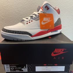 Jordan 3 Fire Red DS 10.5