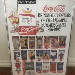 Barcelona Olympic Coca Cola poster collection from 1(contact info removed) 15x20