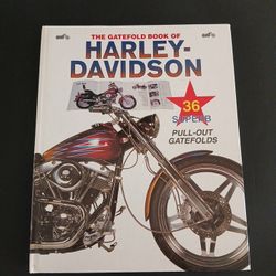 Harley Davidson The Gatefold Book HC 36 Poster Size Fold Outs Motorcycle 1997