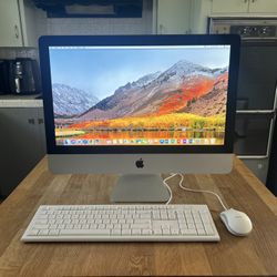 Apple iMac 21.5 Inch Desktop Computer - Intel 3 Processor / 4GB Memory / 500GB Hard Drive  / Microsoft Office 2019 Installed