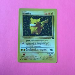 Ivy Pikachu Black Star Promo Pokemon Card 1