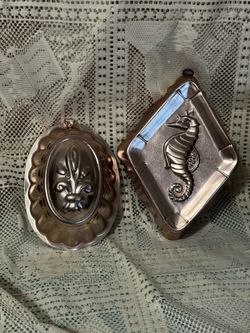Vintage copper molds