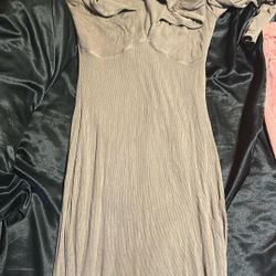 brown Long Dress