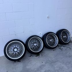 Work VS-XX wheels 4x100 17x10+11