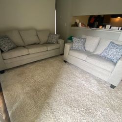BRAND NEW WARM GRAY SOFA & LOVESEAT $675!  Available in light gray and dark gray!!  Sofa only $445 for pick up only  Loveseat only $345 for pick up on