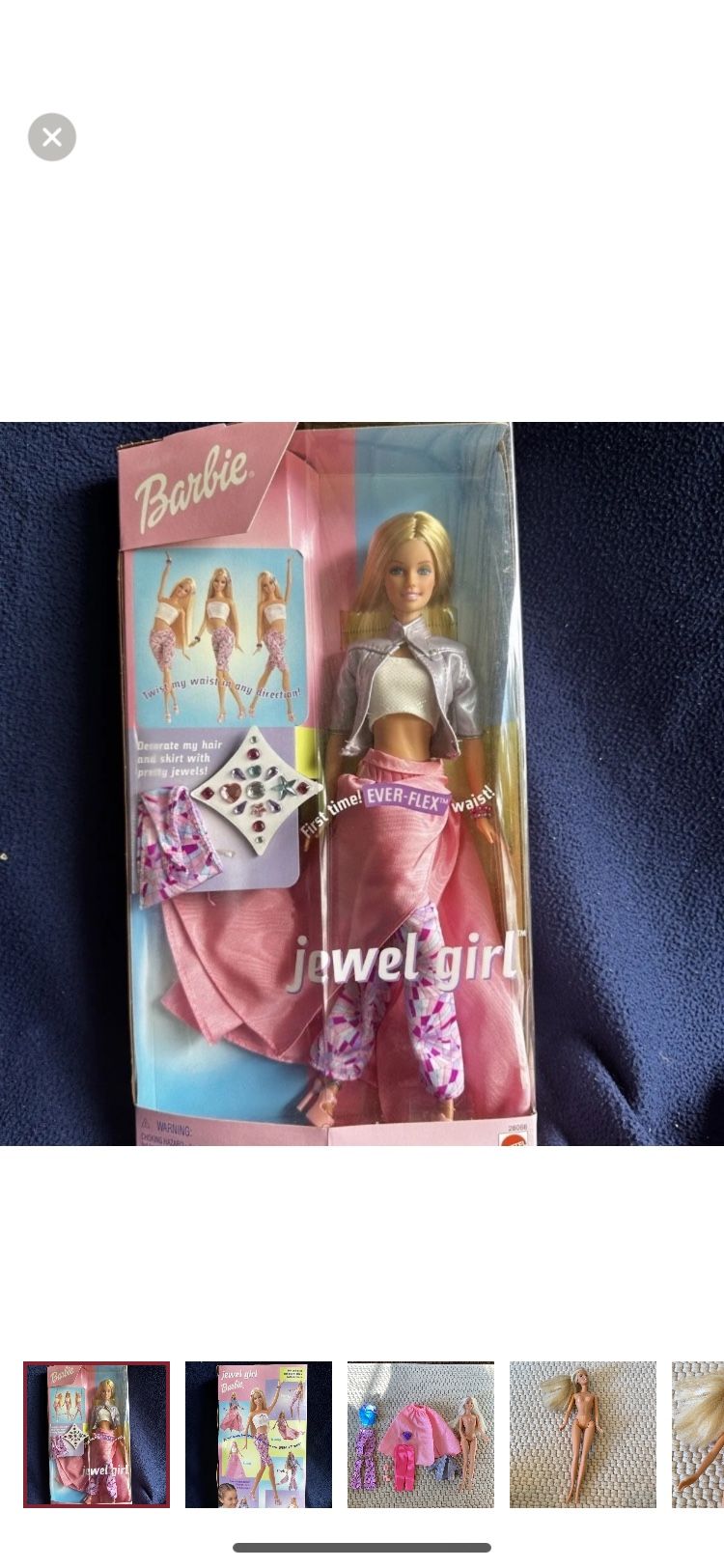 Mattel Jewel Barbie First Time Ever Flex Waist from 2000 In EXCELLENT CONDITION!!